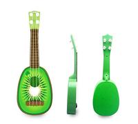 EMUKOEP Ukelele para Niños, Juguete de Guitarra para Principiantes, Educación y Entretenimiento para Niños, Material Plástico de Primera Calidad, Color Azul (Kiwi)