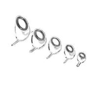 EMUKOEP Visitas de Pesca, Aleación, Cobre, Cerámica, Piernas Dobles, Directrices de Caña de Pescar para Intercambio