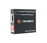 Emulador HDMI EDID HDCP Manager 4K60Hz Auto Downscaling, 8 modos EDID y ajustes EDID personalizados, alimentación por USB C o HDMI, soporta encendido/apagado CEC por J-Tech Digital [JTECH-EDIDM4K]