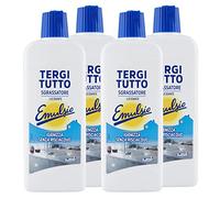 Emulsio - 4 cepillos limpiadores universales desinfectantes sin aclarado multisuperficie - 4 botes de spray de 375 ml cada uno