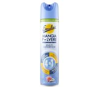 EMULSIO Dispensador de polvo de 300 ml, antiestático, multisuperficie, 4 en 1, fórmula sin gas, flores de loto y algodón