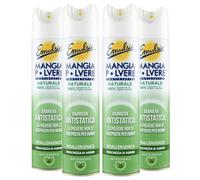 Emulsio El polvo antiestático natural elimina el polvo multisuperficie hipoalergénico sin níquel frescor de cítricos - 4 botellas de 300 ml