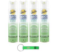 Emulsio Mangia Polvere Antistatico Freschezza di Agrumi - Limpiador en spray para varias superficies para eliminar el polvo, aroma cítrico fresco, 300 ml + llavero Beni Culinari gratuito