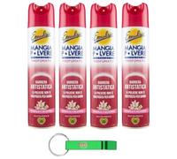 Emulsio Mangia Polvere Antistatico - Limpiador en spray para varias superficies para eliminar el polvo, aroma a magnolia y jazmín, 300 ml + llavero Beni Culinari gratuito