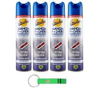 Emulsio Mangia Polvere Antistatico Pavimenti Lavanda - Limpiador en aerosol para eliminar el polvo del suelo, aroma a lavanda, 300 ml + llavero Beni Culinari gratuito