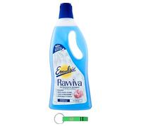 Emulsio Ravviva Marmo - Limpiador de suelos (12 unidades, ideal para superficies y suelos de mármol y piedra natural, sin rayas, 750 ml, incluye llavero Beni Culinari gratuito)