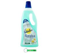 Emulsio Ravviva Pavimenti Gres - Limpiador de suelos adecuado para suelos de gres, aroma a flores blancas y ylang-ylang 750 ml + llavero Beni Culinari gratuito