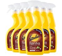 Emulsio Reaviva la piel y el cuero limpiador en spray para revestimientos de piel lisa o granulada, fórmula con aloe vera alto poder limpiador, acción protectora, perfume de larga duración - 6