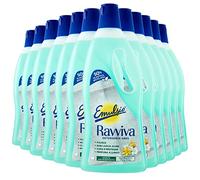 Emulsio Revive Gres - Limpiador de suelos para gres porcelana brillante u mate fórmula con agente antiredeposito protector, perfume de flores blancas y ylang-ylang de larga duración, 12 botellas de