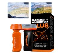 Emulsión de vidrio para ventana, capa protectora transparente para superficies de vidrio, revestimiento de agua resistente con acabado sin rayas, evita la niebla, arañazos y manchas en casa o coche