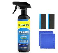 Emulsión limpiadora de película de aceite Sopami,Spray para revestimiento de automóviles Sopami,Spray de cera para pulir y revestir rápidamente automóviles Sopami (Sprayx1pieza)