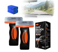 Emulsión para vidrios de coche, Limpiador de emulsión para vidrios, Limpiador universal de película de aceite para parabrisas y ventanas de coche, Visibilidad nítida (2)