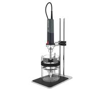 Emulsionante homogeneizador de laboratorio de 1300 W, dispersor de laboratorio con doble soporte vertical, para homogeneización celular, 3 rotores incluidos