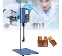 Emulsionante homogeneizador de laboratorio, mezclador de alta velocidad, velocidad ajustable 2000-28000 RPM, temporizador 0-6000 minutos para aplicaciones científicas de mezcla y dispersión