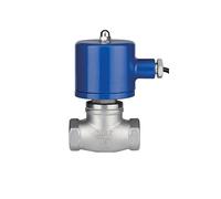 EMVIXTGLK Válvula Solenoide de pistón piloto de Acero Inoxidable DN15-DN65, válvula solenoide Normalmente Cerrada AC220V 110V for Vapor, líquido y Agua(Bsp-24v,DN65)