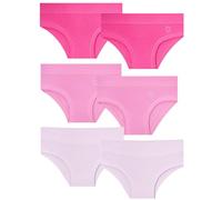 EMY Calzoncillos de niña Algodón elástico 2-3-4-5-6-7-8-9-10-11-12 Años Bragas de niña Colores hipoalergénicos Italy (6 años, Color sólido)