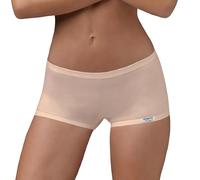 EMY Culotte de mujer Boxer Shorts Deportivo de Algodón Elástico | Ropa interior natural sin microfibra | Blanco Negro Nudo | Tallas 2-5 (S-XL) | Comodidad para Fitness, Danza y Tiempo Libre, Nudo, M