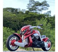 EMYMPUKSCK Para Y&amaha Tyrannosaurus Rex VREX Racing Motorcycle, Modelo De Aleación Fundido A Presión, Juguete Coleccionable, Regalo Para Niños, Escala 1:12