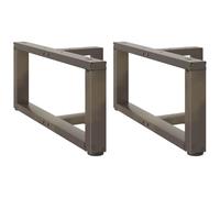 EMYRLXQW Accesorios de mesa, patas de mesa, patas de mesa de café, en forma de T, 2 piezas, color negro, 70 x 25 x 30 cm (30-31) cm, acero