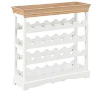 EMYRLXQW Gabinetes y almacenamiento, estantes para vinos, gabinete de vino blanco, 70 x 22,5 x 70,5 cm, MDF