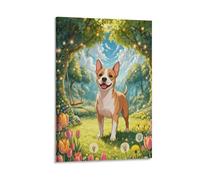 EMYXPAQM Cuadro Sobre Lienzo American Staffordshire Terrier Impresión En Lienzo Prado Cuadros Decoracion Salon Para Dormitorio Salón Vestíbulo Regalo 20x30inch(50x75cm)