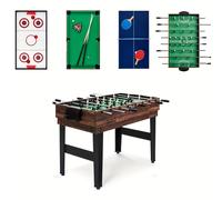 en 1, Deportivos Combo para Billar, Juego de Fútbol de Mesa, Mesa de Tenis de Mesa, Hockey Aéreo con los Accesorios, Gran Regalo para Adultos, Sin Batería