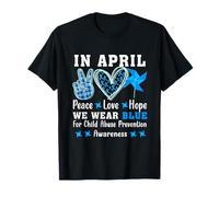 En abril nos vestimos de azul para la prevención del abuso infantil Molinillo Camiseta