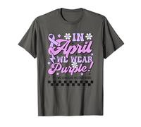 En abril usamos el signo de la paz púrpura en honor a los niños militares Camiseta
