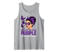 en Agosto Usamos Purple Concientización Internacional sobre Sobredosis Camiseta sin Mangas