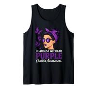 en Agosto Usamos Purple Concientización Internacional sobre Sobredosis Camiseta sin Mangas