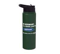 En Alemania todos los caminos conducen a la salida Stainless Steel Insulated Water Bottle