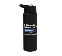 En Alemania todos los caminos conducen a la salida Stainless Steel Insulated Water Bottle