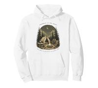 En algún Lugar del diseño del Bosque Lunar de la fogata de Sudadera con Capucha