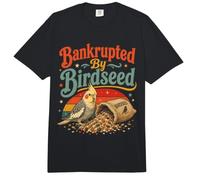 En bancarrota por Birdseed, Amante del alimentador de pájaros Divertido observador de pájaros Comfort Colors Adult Heavyweight T-Shirt