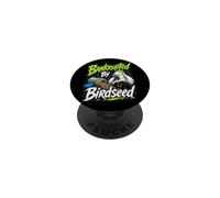 En bancarrota por Birdseed, Amante del alimentador de pájaros Divertido observador de pájaros PopSockets PopGrip Adhesivo