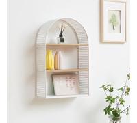 Estantería de pared jäller 53x35x14 cm - blanco [en.casa]