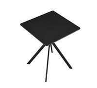 Mesa de comedor ankara para 2 personas tablero de mdf lacado 60 x 60 x 75 cm - negro [en.casa]