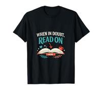 En Caso de Duda Leer en Book Lover Flecha Libro Abierto Camiseta