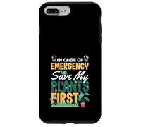 En Caso de Emergencia Save My Plants First Funny Plant Lover Carcasa para iPhone 7 Plus/8 Plus