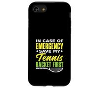 En Caso de Emergencia Save My Tennis Racket First Tennis Carcasa para iPhone SE (2020) / 7/8