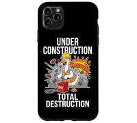 En Construcción Total Destrucción Divertido Demolición Ganso Carcasa para iPhone 11 Pro MAX