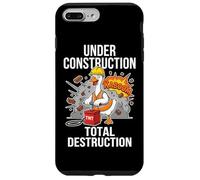 En Construcción Total Destrucción Divertido Demolición Ganso Carcasa para iPhone 7 Plus/8 Plus