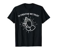 En creatina confiamos/Tu cuerpo en creatina manos rezando Camiseta