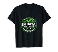 En Data We Trust Badge Checkmark Diseño de Ciencia de Datos Camiseta