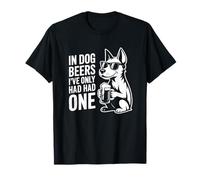 En Dog Beers, Solo he Tenido un diseño Divertido para Amantes de los Perros Camiseta