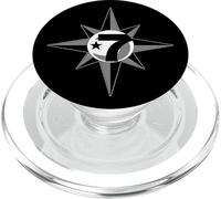 En el Nombre de Allah 7 Logo Crescent Star 5 por ciento Camiseta PopSockets PopGrip para MagSafe
