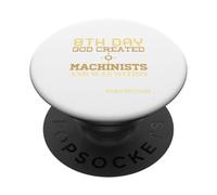 En el Octavo día Dios creó a los maquinistas con 0.1 en perfección PopSockets PopGrip Adhesivo