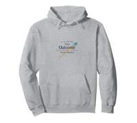 En él para el Resultado: el Viaje Inspirador del Trabajador Social Sudadera con Capucha, Unisex para Adultos, Gris Jaspeado, XL