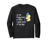 En el Patio de recreo es Donde Paso la Mayor Parte de mis días Manga Larga