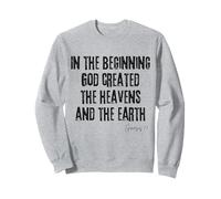 En el Principio Dios creó Génesis 1:1 Creación bíblica Sudadera